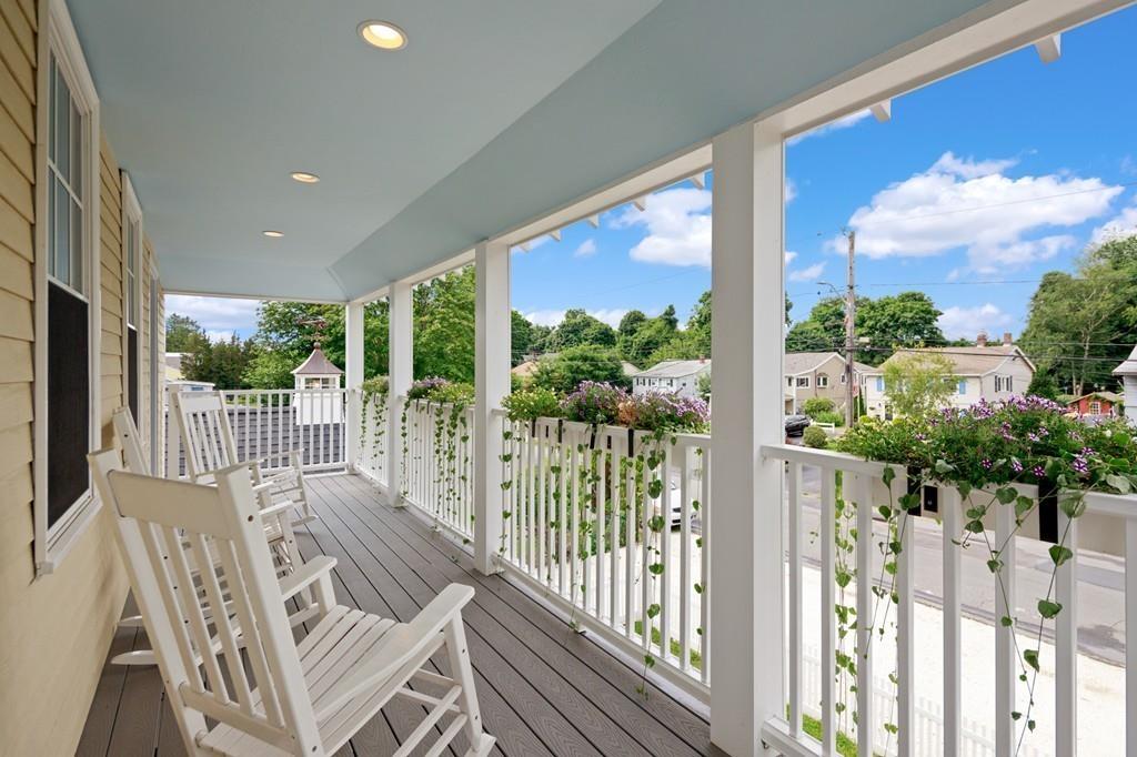 41 Kimball Beach Road Hingham, MA 02043 - Photo 25 of 42 a view of a balcony with furniture