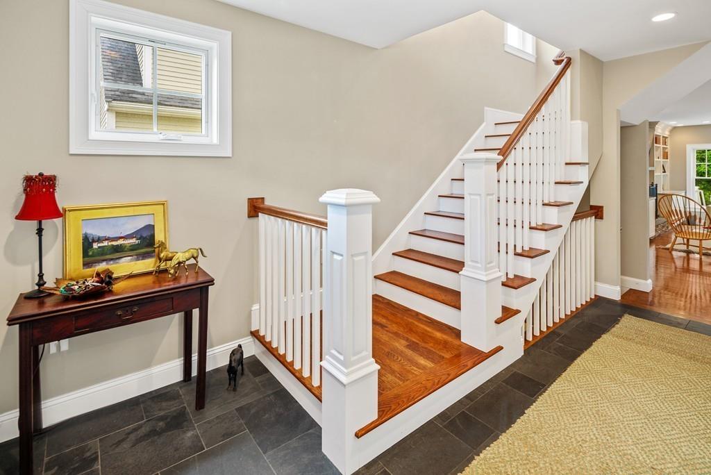 41 Kimball Beach Road Hingham, MA 02043 - Photo 5 of 42 a view of entryway with workspace and stairs