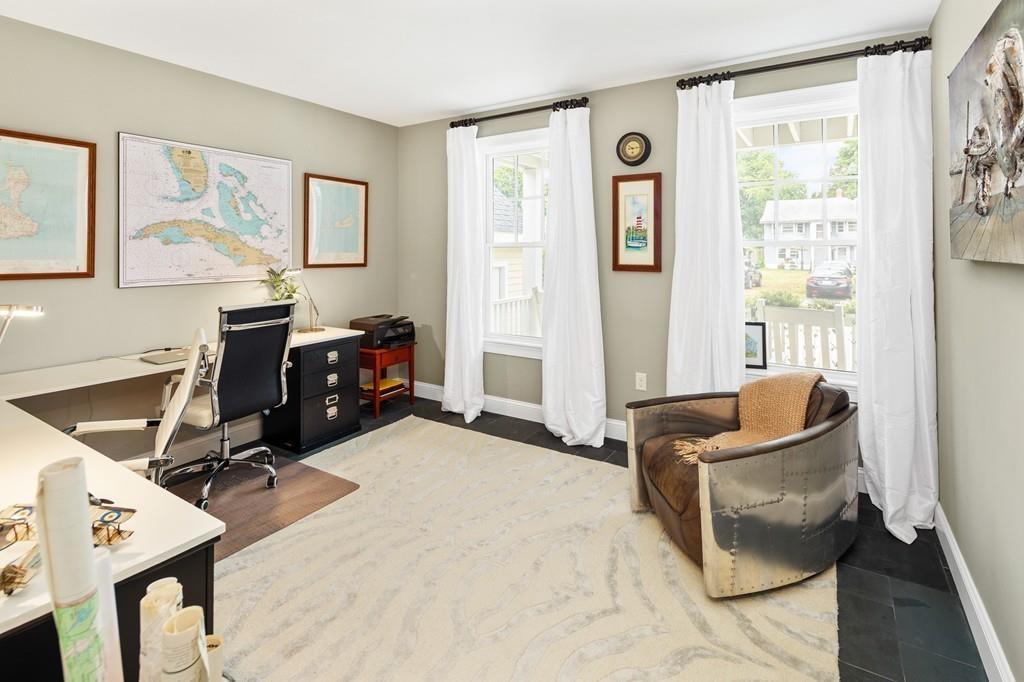 41 Kimball Beach Road Hingham, MA 02043 - Photo 6 of 42 a view of a livingroom with workspace and a couch