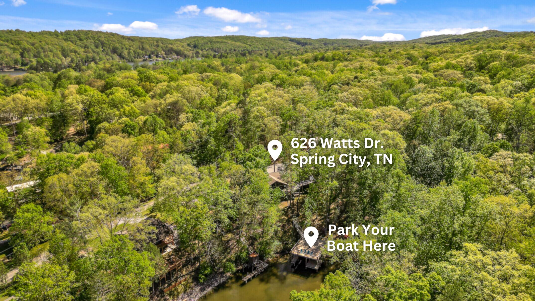 626 Watts Dr Spring Spring City, TN 37381 - Photo 42 of 44 Aerial View