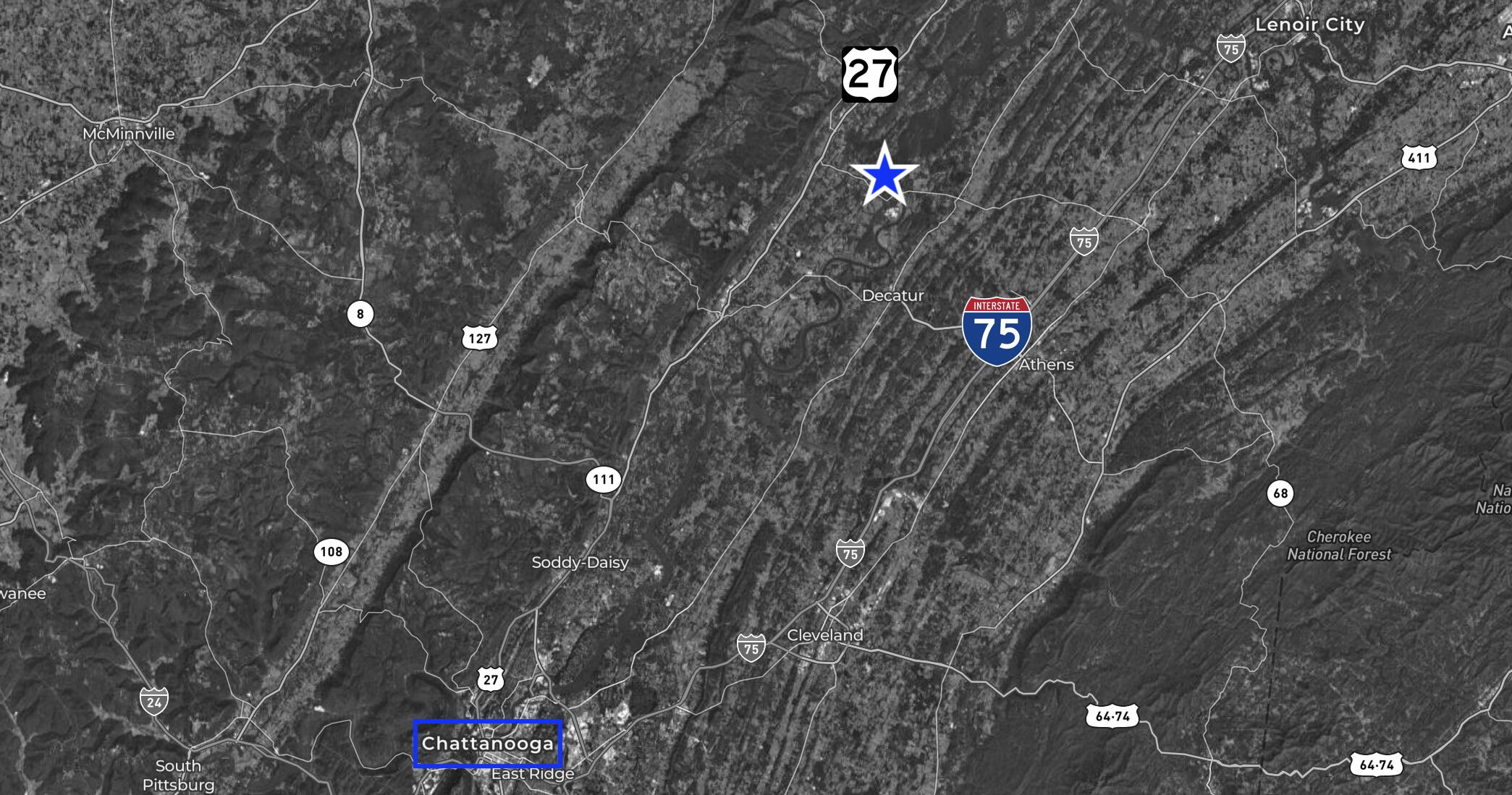 626 Watts Dr Spring Spring City, TN 37381 - Photo 44 of 44 Proximity Map