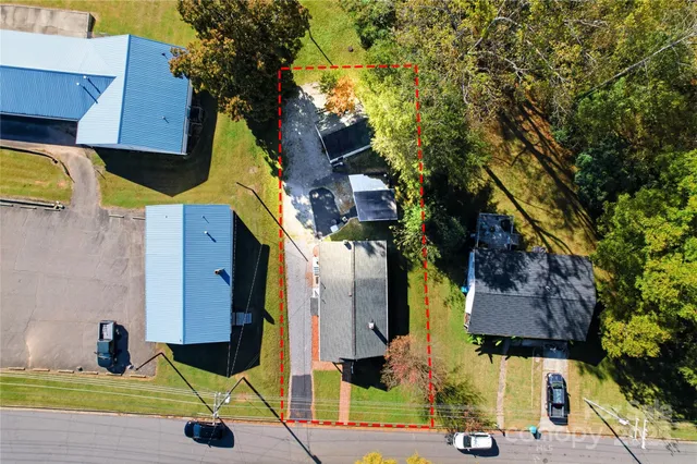 a view of city and mountain