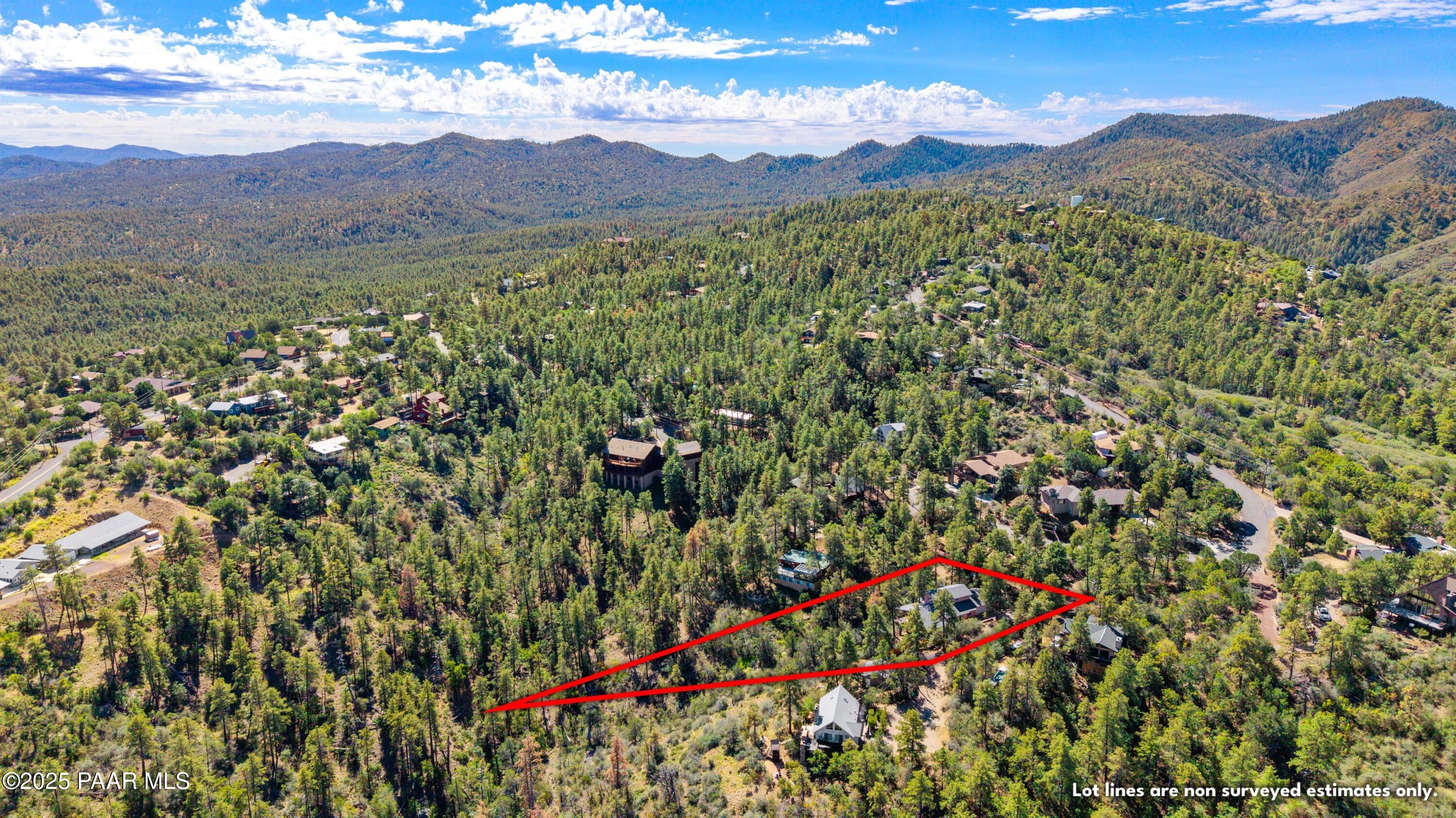 1505 Pine Lane Prescott, AZ 86305 - Photo 43 of 48 040_Aerial View NE