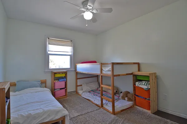 a room with furniture