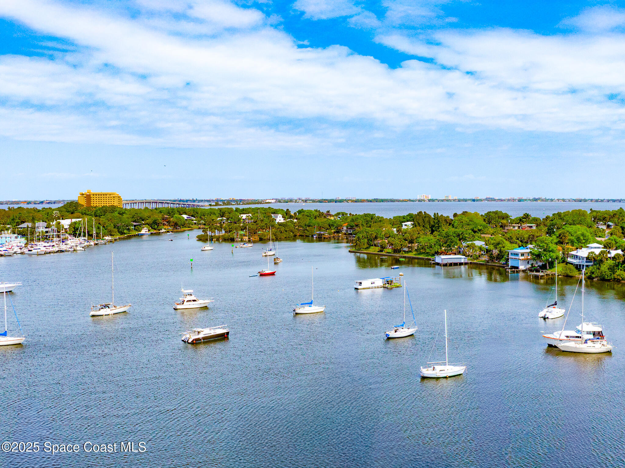 1025 Terry Drive Melbourne, FL 32935 - Photo 12 of 72 an aerial view of a houses with outdoor space