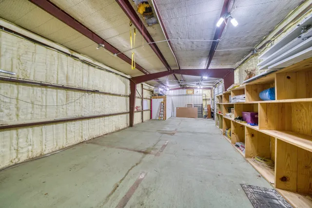 a view of storage and utility room