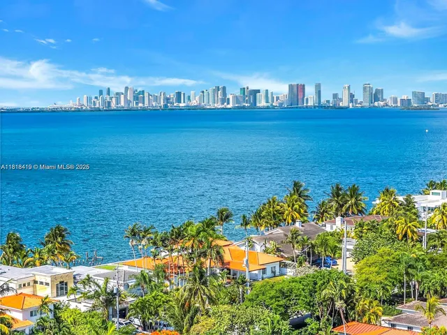 a view of an ocean and beach