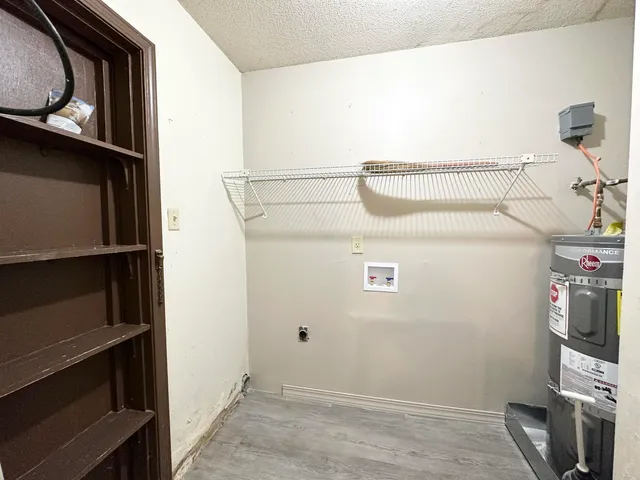 a view of water heater room