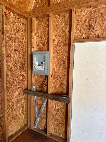 view of a window with wooden floor