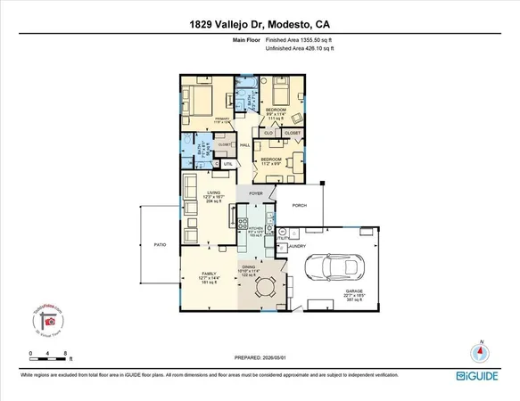 $445,000 | 1829 Vallejo Drive, Modesto, CA 95355