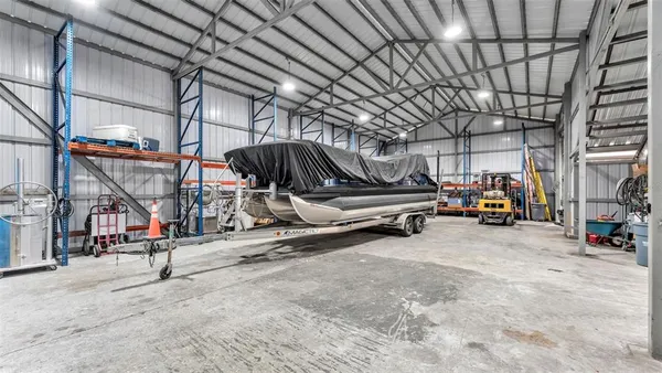 a view of hallway with stairs