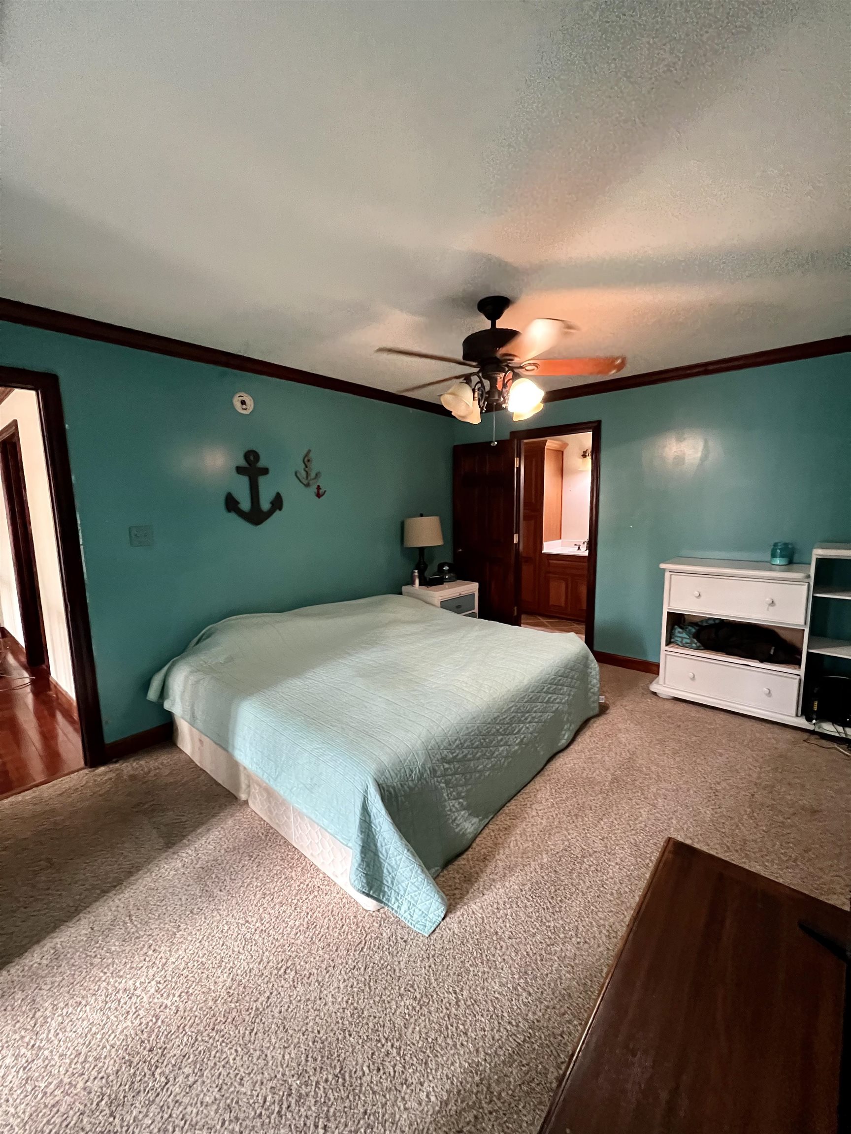 2522 Dunlap Orphanage Road Brighton, TN 38011 - Photo 18 of 22 a bedroom with a bed and a flat tv screen on dresser