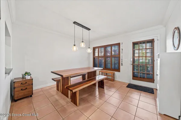 a room with furniture and a window