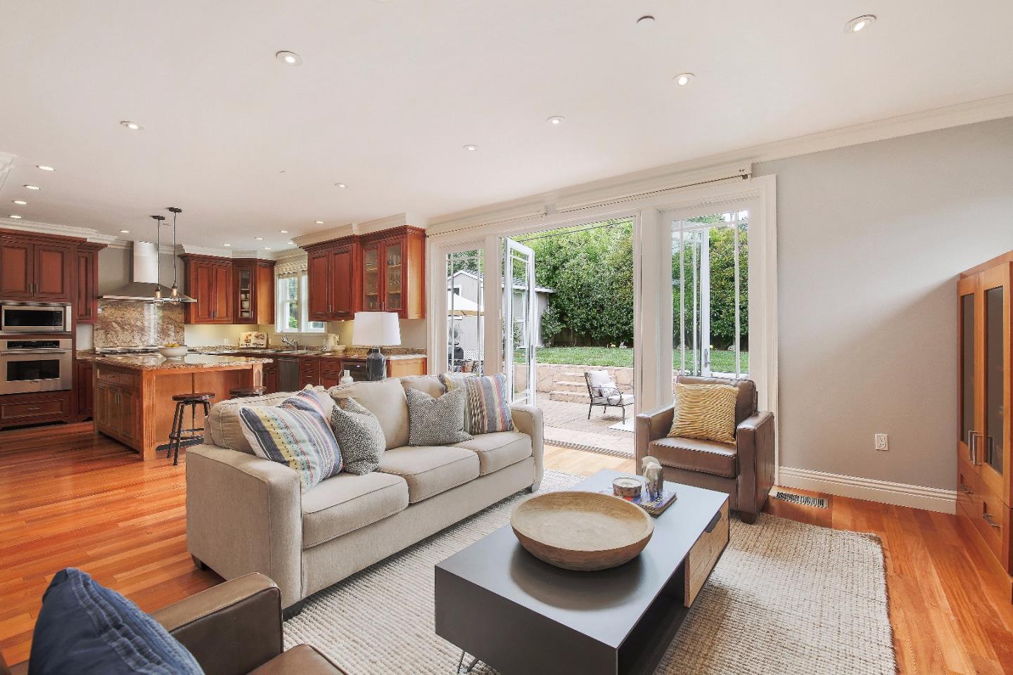 1637 Westmoor Road Burlingame, CA 94010 - Photo 15 of 54 a living room with furniture and a large window
