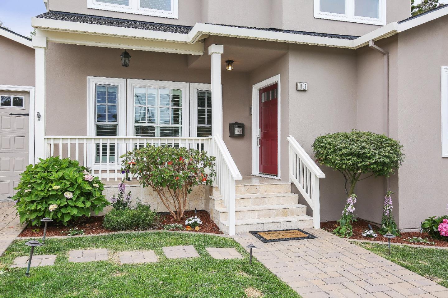 1637 Westmoor Road Burlingame, CA 94010 - Photo 3 of 54 a front view of a house with a yard