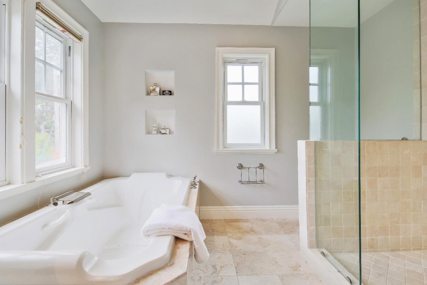 1637 Westmoor Road Burlingame, CA 94010 - Photo 41 of 54 a bath tub sitting next to a window