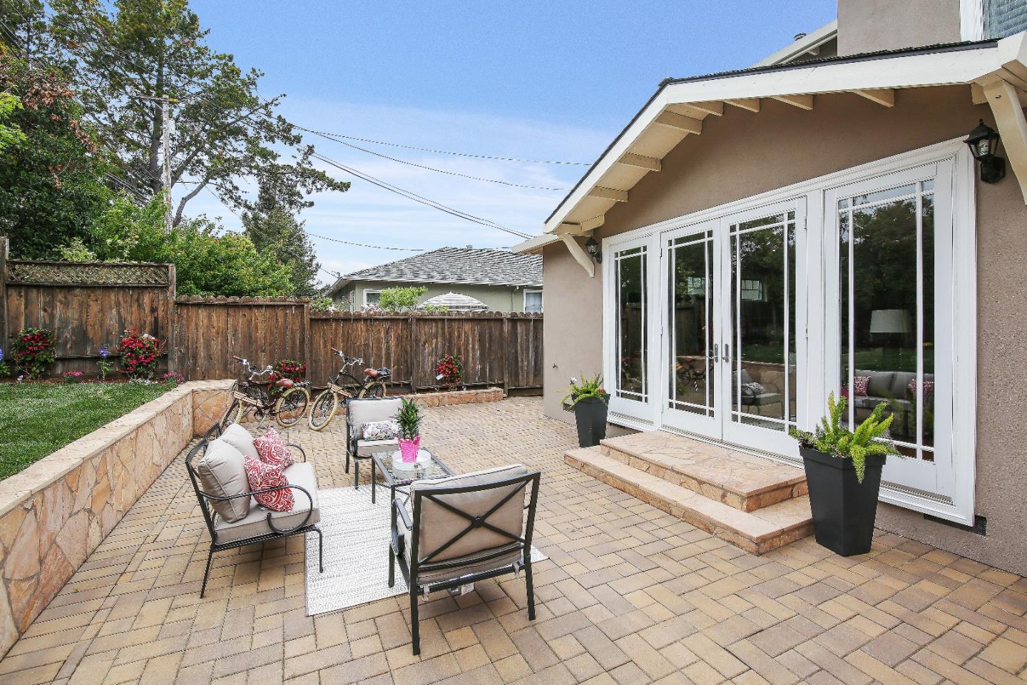 1637 Westmoor Road Burlingame, CA 94010 - Photo 50 of 54 a view of a house with backyard and sitting area