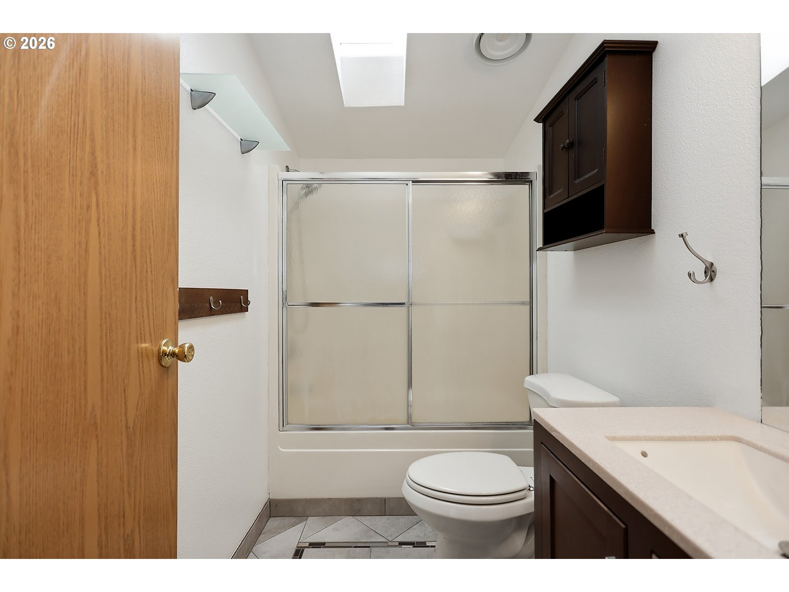 39 North Eagle Point Road Tygh Valley, OR 97063 - Photo 23 of 34 a bathroom with a sink a toilet and shower