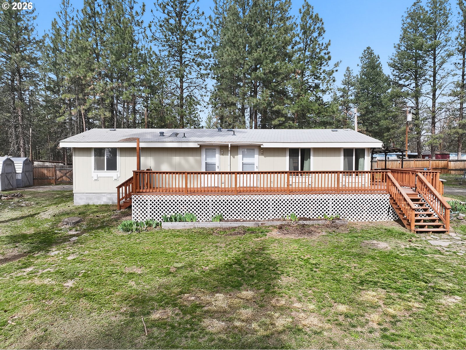 39 North Eagle Point Road Tygh Valley, OR 97063 - Photo 4 of 34 a view of a house with a yard balcony and sitting area