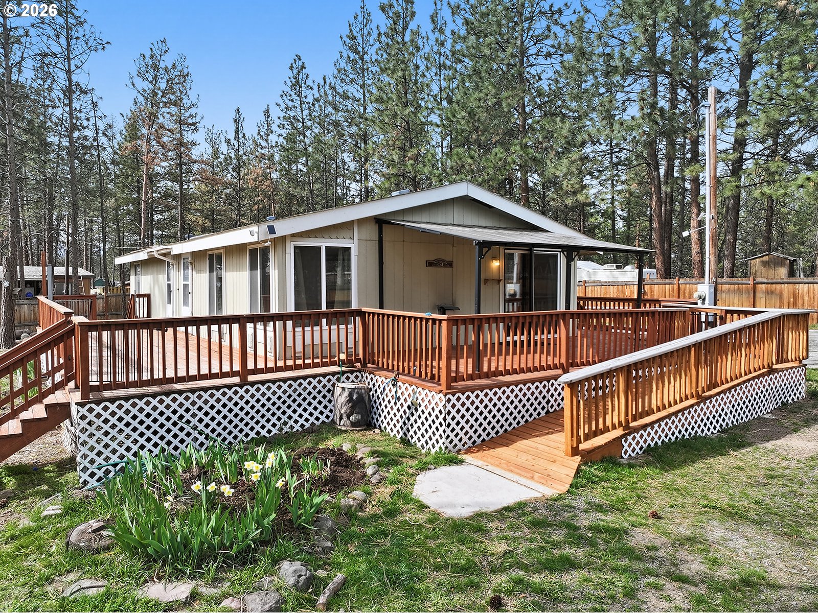 39 North Eagle Point Road Tygh Valley, OR 97063 - Photo 5 of 34 a view of a house with a deck