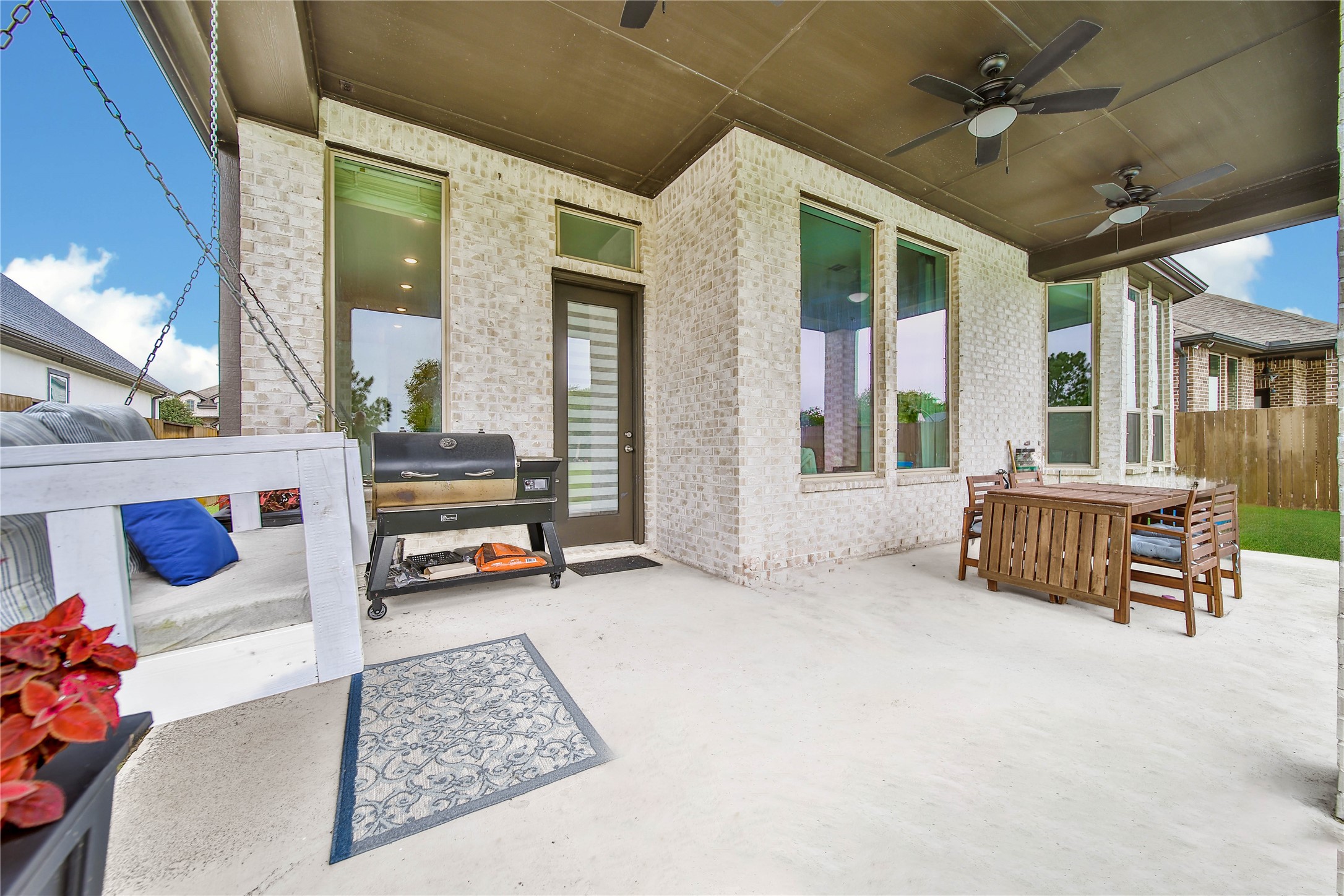 4103 Shackleton Court Rosharon, TX 77583 - Photo 18 of 32 Upgrade Alert! Extended covered patio providing additional space for outdoor living!
