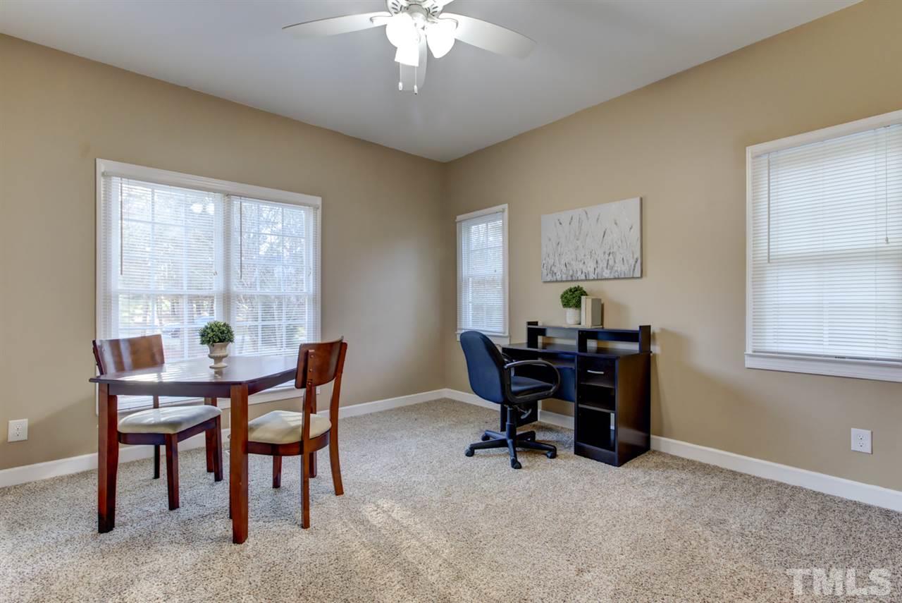 7220 Ridgeline Drive Raleigh, NC 27613 - Photo 16 of 16 This is the sitting room or office that's part of the master suite. So many options with this floor plan and plenty of privacy too.
