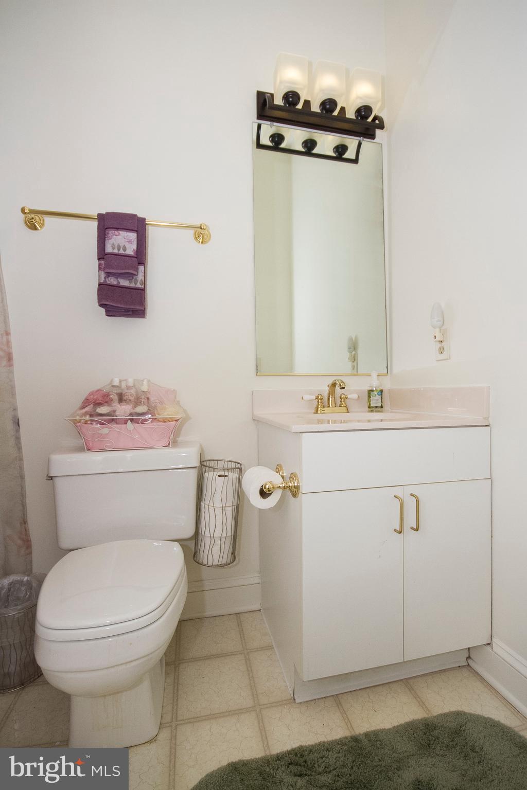 4 Roland Place Bel Air, MD 21014 - Photo 19 of 22 a bathroom with a toilet sink and mirror