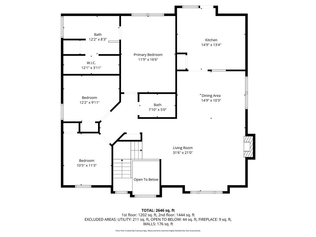 1488 Bellemeade Farms Road Southwest Marietta, GA 30008 - Photo 29 of 31 a picture of a floor plan