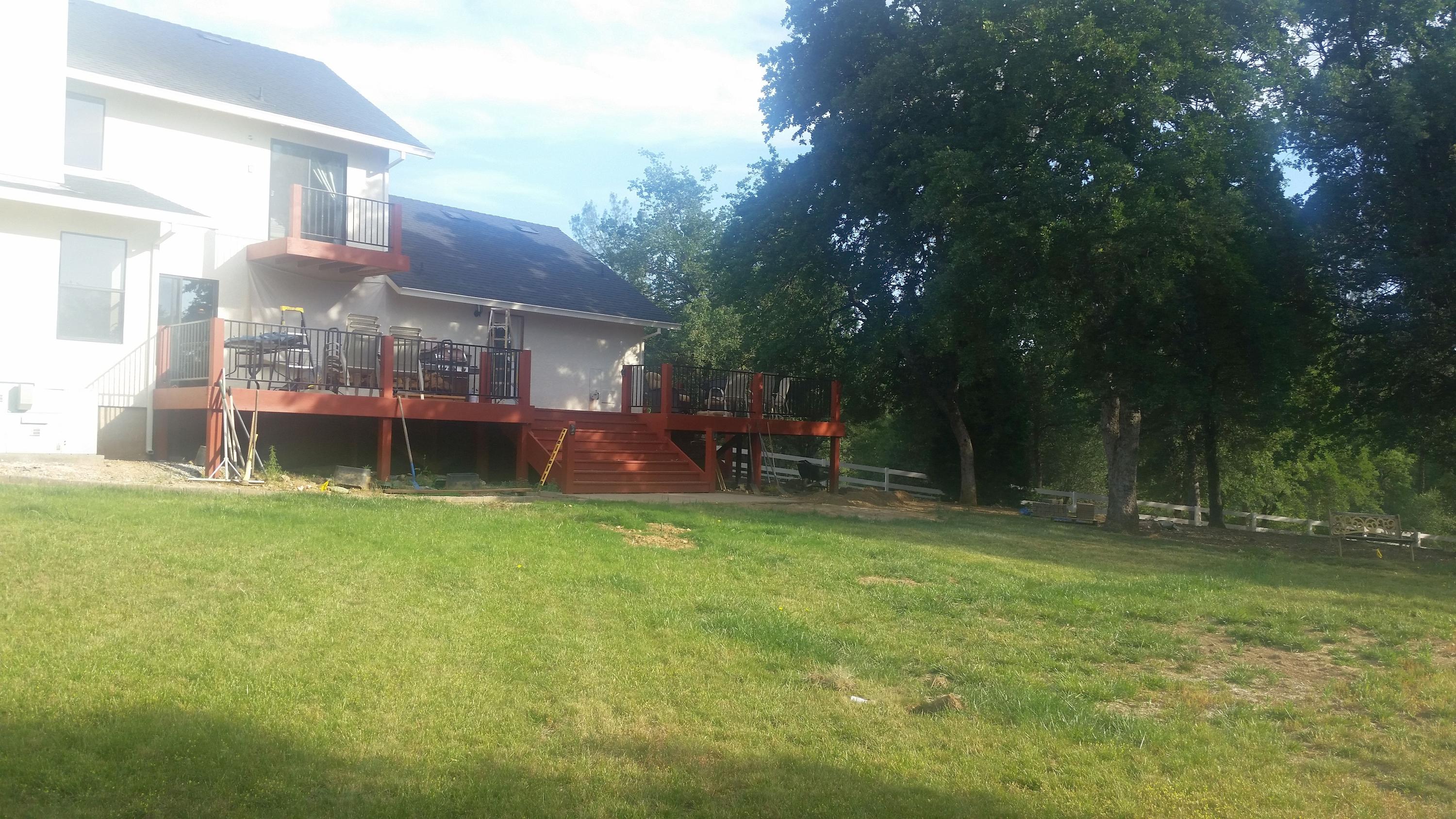 8104 Gold Run Road Redding, CA 96001 - Photo 15 of 18 ne, large redwood deck
