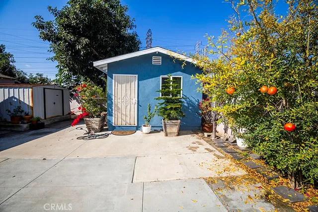 a view of a house with sitting area