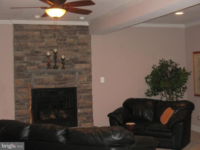 2471 Apple Pie Ridge Road Winchester, VA 22603 - Photo 20 of 30 Stone Fire Place Basement Level Rec Room