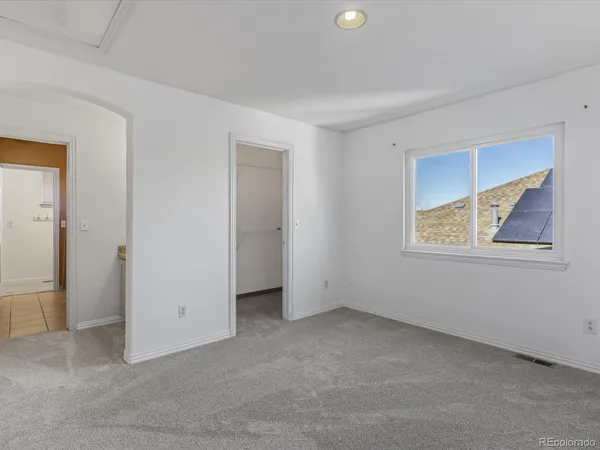 a view of an empty room