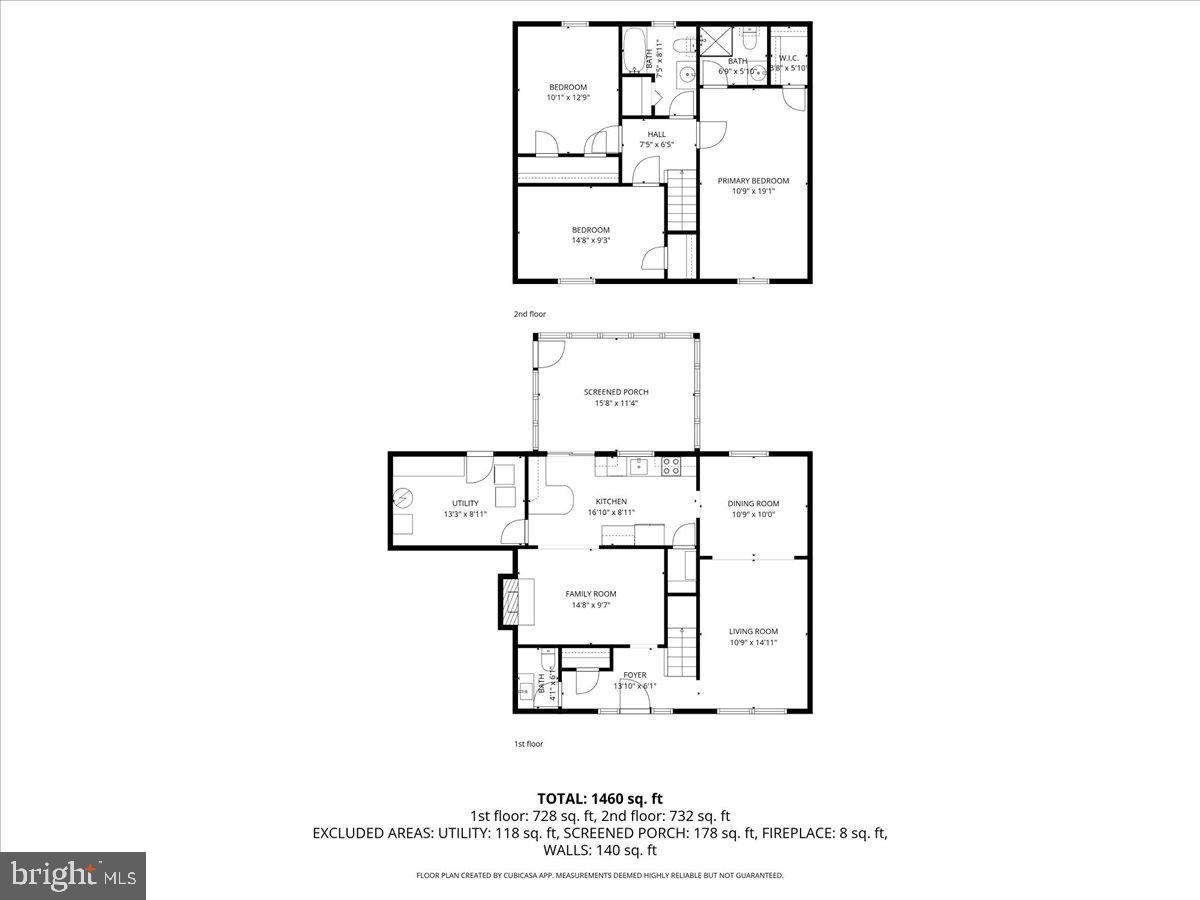 20 Longhurst Road Marlton, NJ 08053 - Photo 26 of 28 Spacious two-story home layout blueprint.