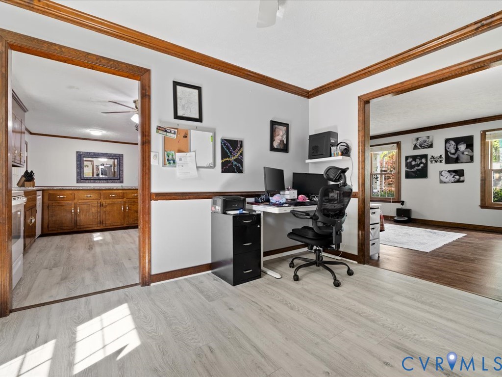 4411 Overridge Drive Chester, VA 23831 - Photo 11 of 35 a view of a livingroom with workspace and a window