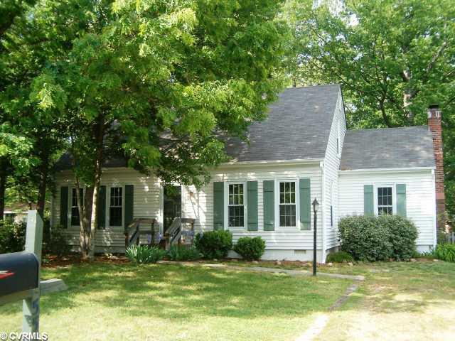 5506 Chanson Road Richmond, VA 23237 - Photo 1 of 12 Facade/Exterior Front - New Spring photo with Iris's in bloom. New Roof, New Thermal Windows, & Power Washed.