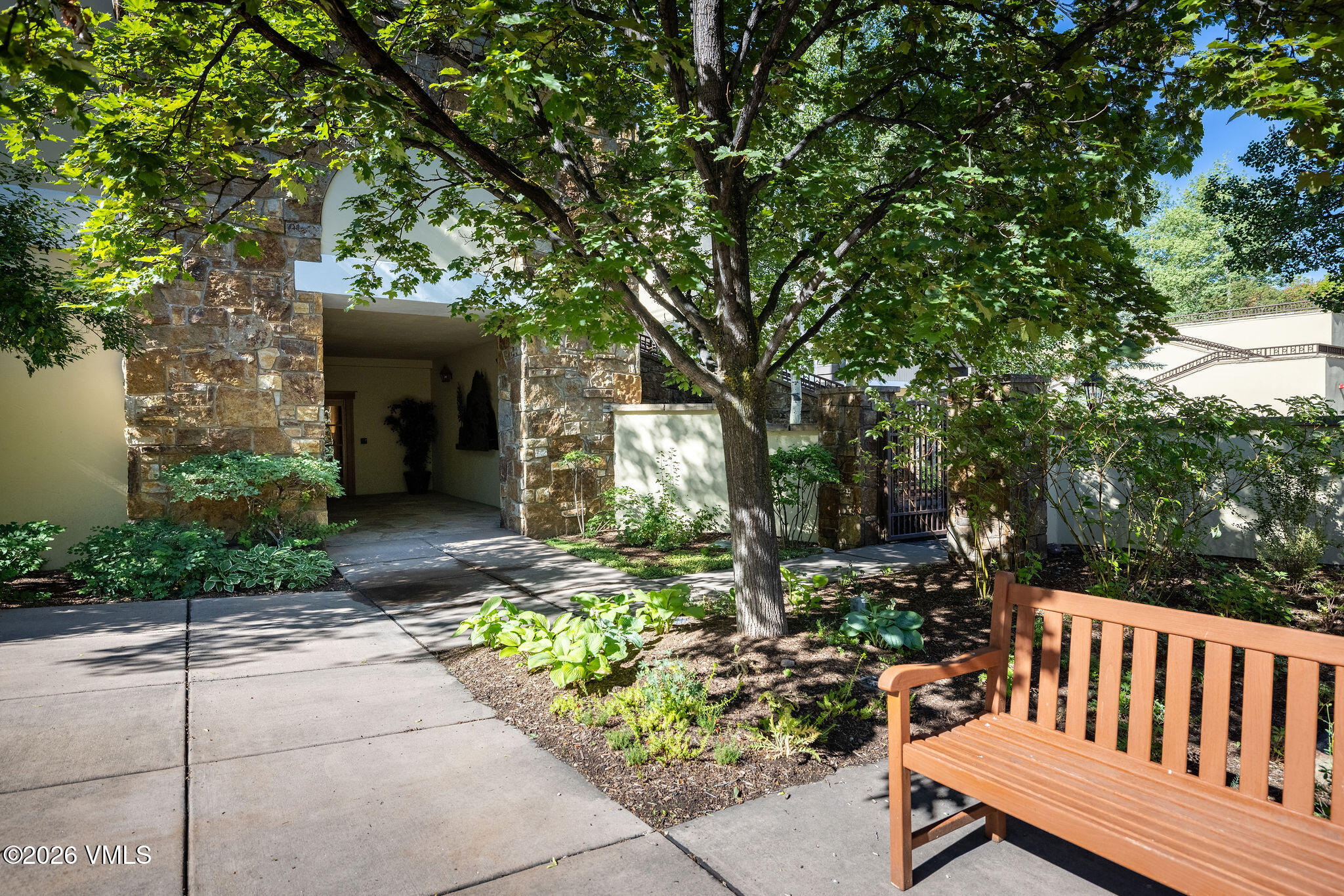 458 Vail Valley Drive, Unit R6 Vail, CO 81657 - Photo 26 of 32 Private Gated Entrance