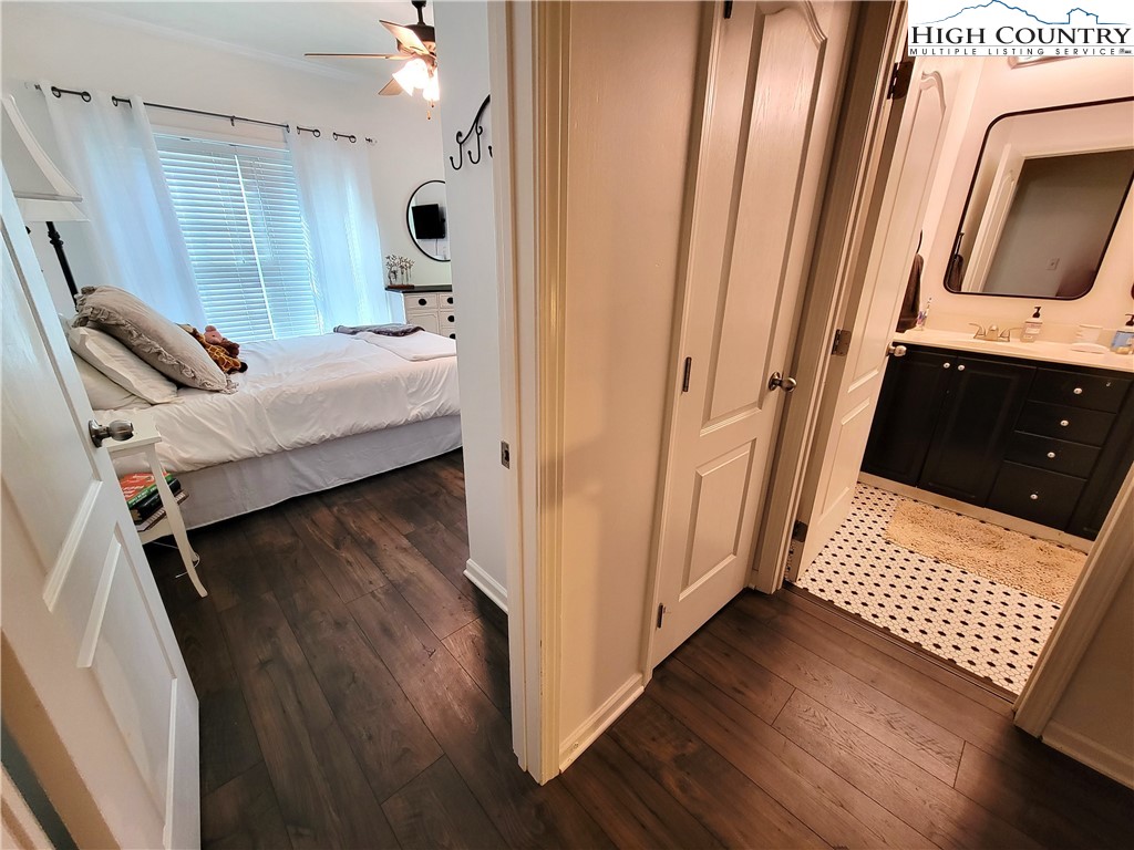 107 Stratford Lane, Unit 24B Boone, NC 28607 - Photo 31 of 45 a view of a hardwood floor and an entryway