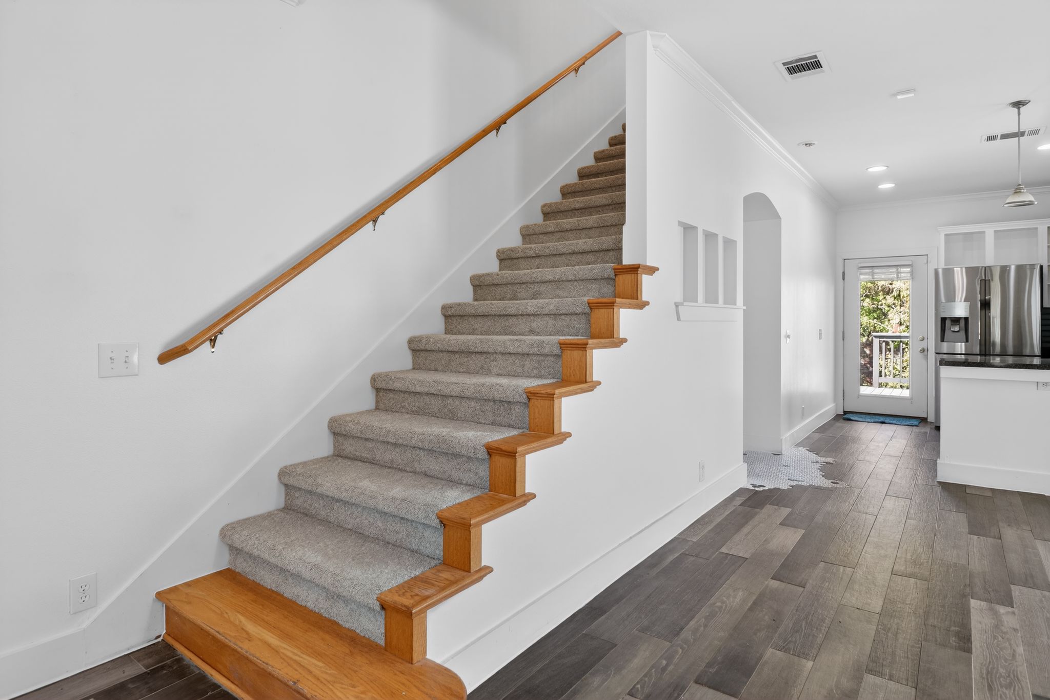 3614 South 2nd Street Austin, TX 78704 - Photo 28 of 40 a view of entryway and hall with wooden floor