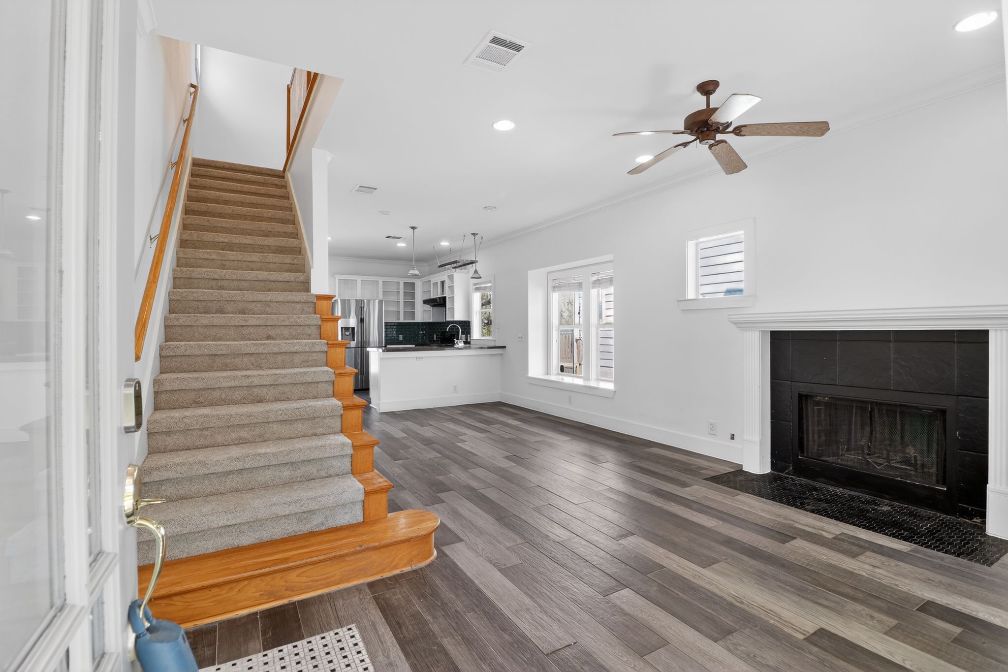 3614 South 2nd Street Austin, TX 78704 - Photo 6 of 40 a view of entryway and hall with wooden floor