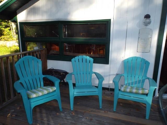 74 Beach Road Naples, ME 04055 - Photo 23 of 30 Deck, just outside living room windows