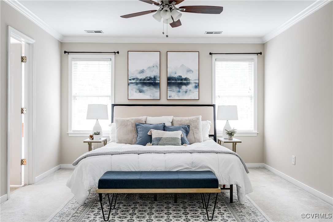 11201 Danforth Road Chesterfield, VA 23838 - Photo 16 of 31 a bedroom with a large bed and a window