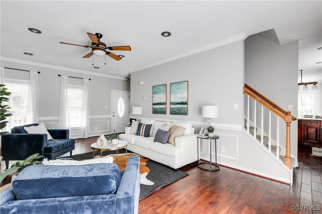11201 Danforth Road Chesterfield, VA 23838 - Photo 5 of 31 a living room with furniture and a large window