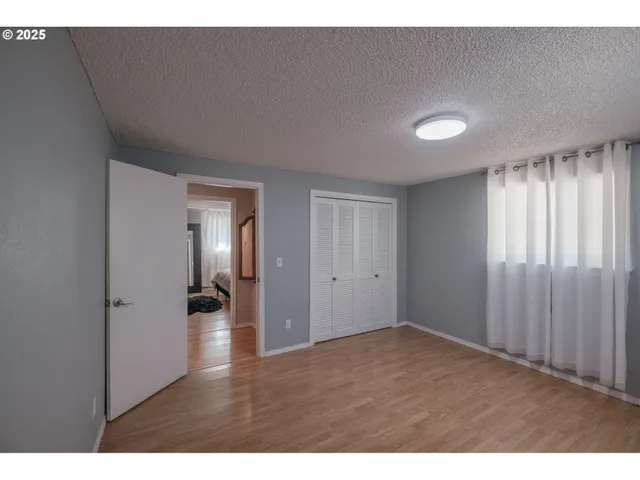 a view interior of a house with wooden floor