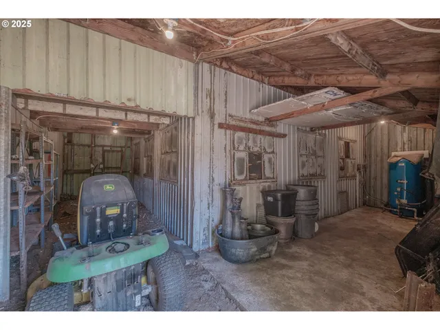 a view of a chairs and table in the patio