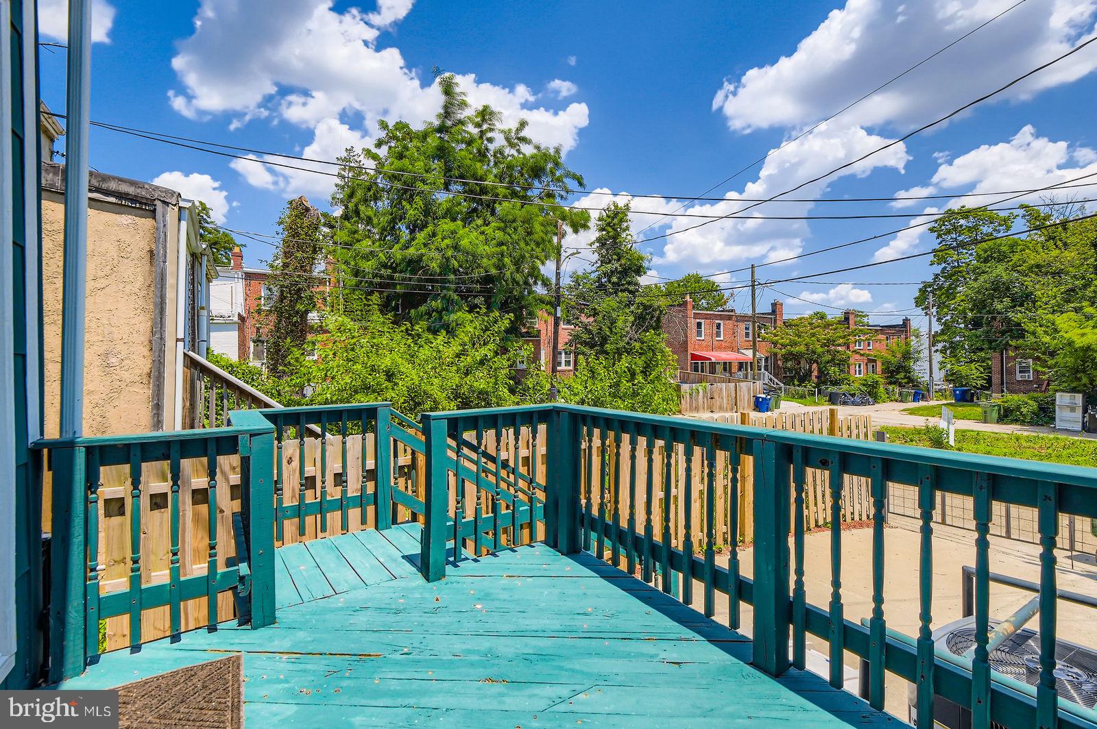 3617 Manchester Avenue Baltimore, MD 21215 - Photo 25 of 28 a balcony with street view