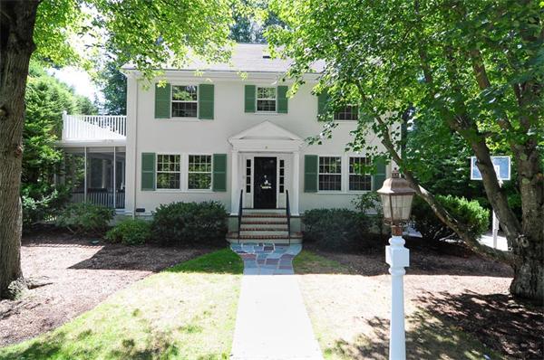 12 Tappan Road Wellesley, MA 02482 - Photo 18 of 18 a front view of a house with garden