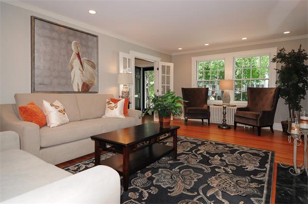 12 Tappan Road Wellesley, MA 02482 - Photo 3 of 18 a living room with furniture and a large window