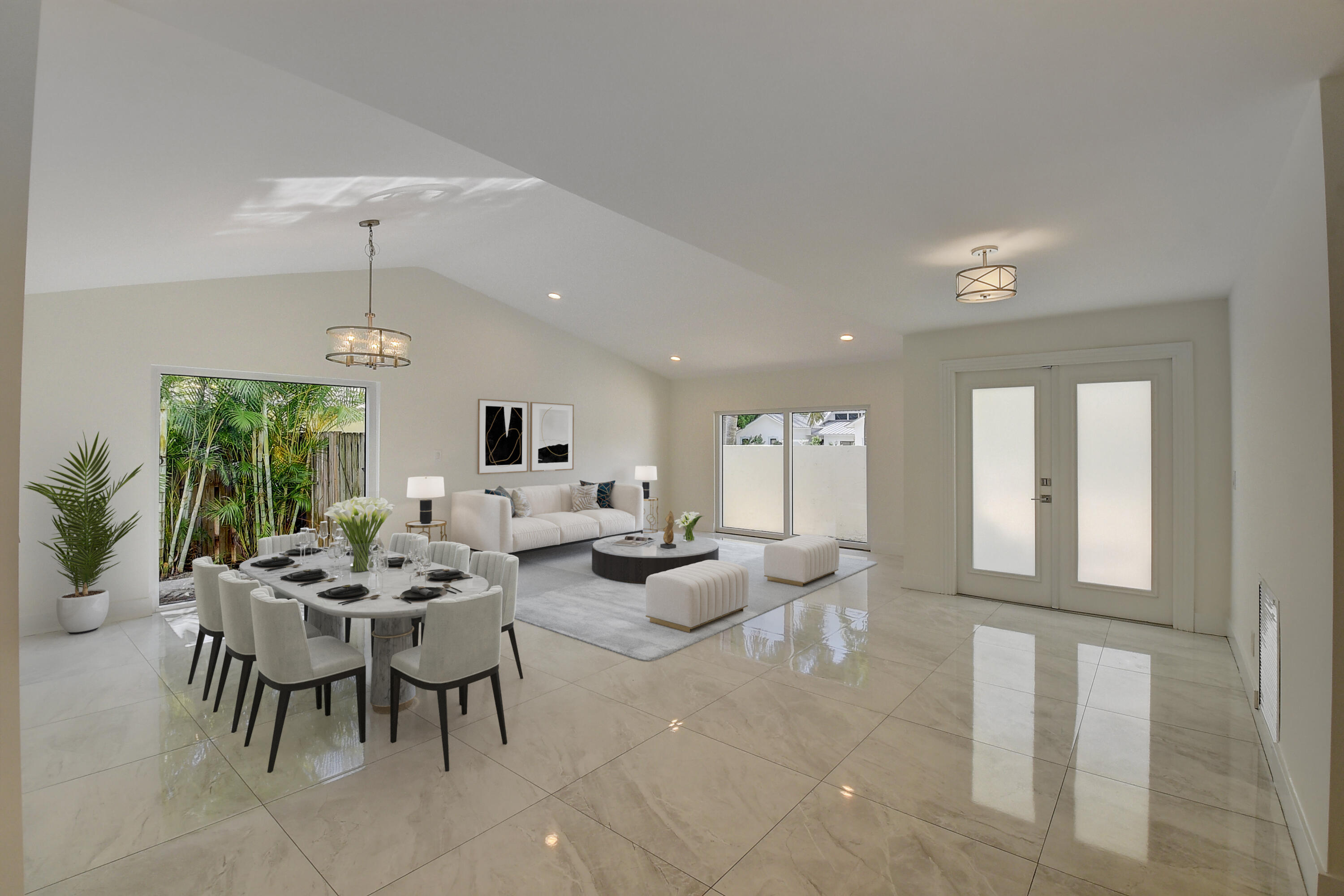 1481 Southwest 20th Street Boca Raton, FL 33486 - Photo 4 of 52 Living Room_Dining Room left VS