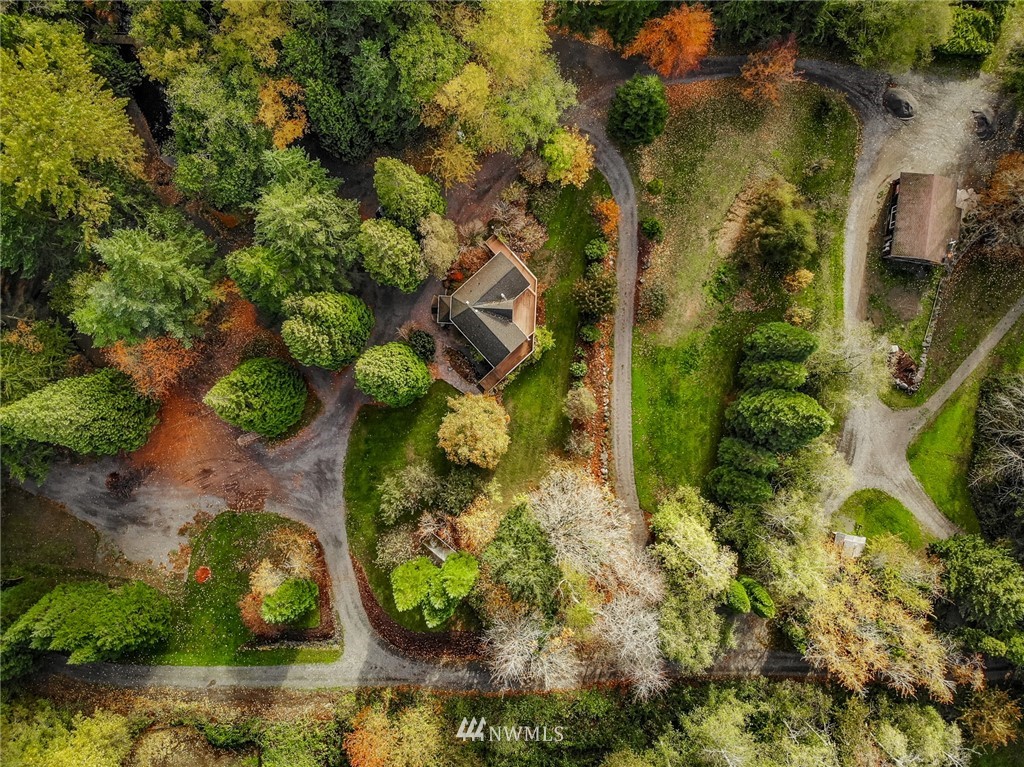 6650 North Star Road Ferndale, WA 98248 - Photo 40 of 40 an aerial view of a residential houses with yard