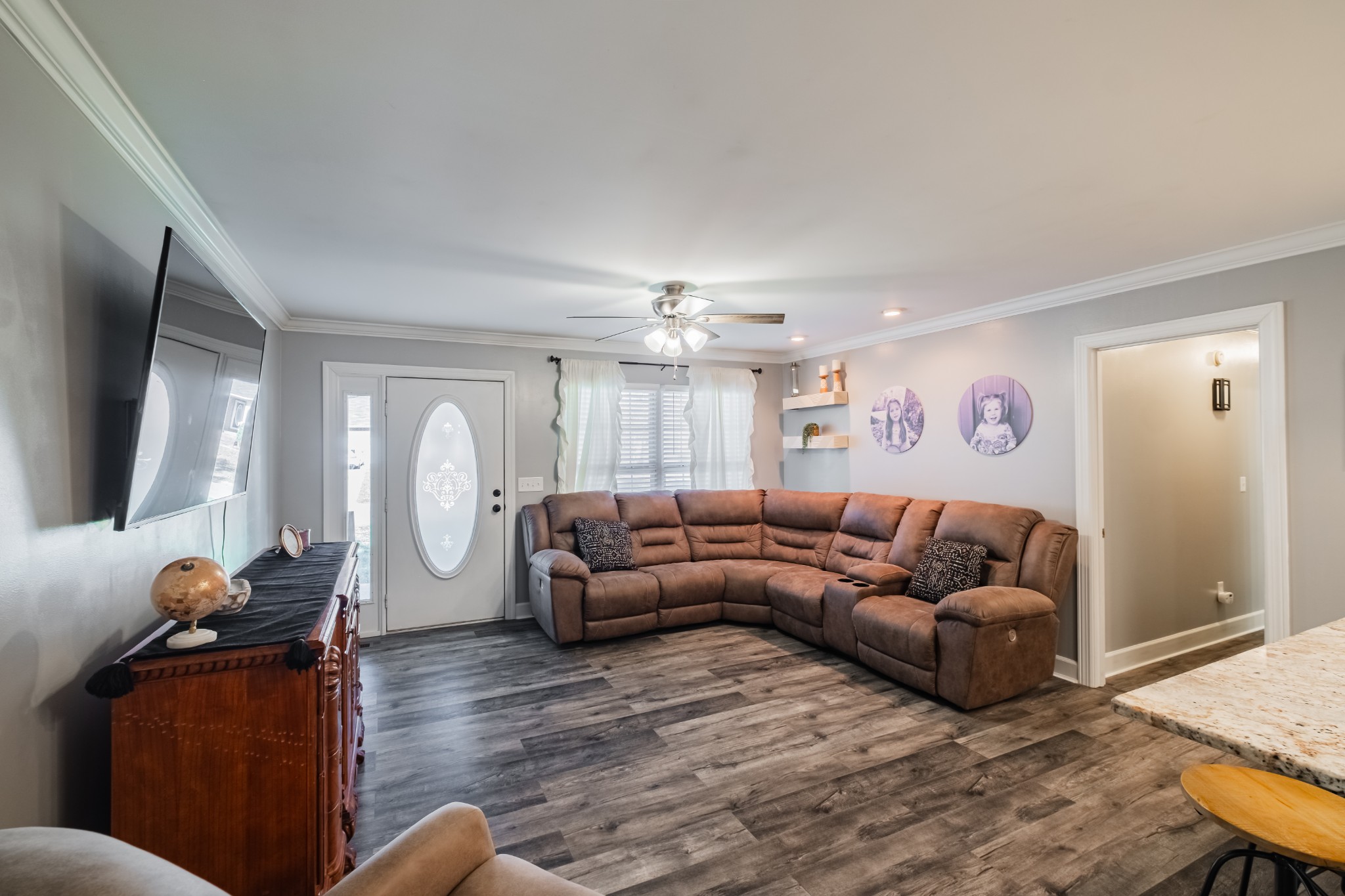 102 Point Drive Tullahoma, TN 37388 - Photo 10 of 29 a living room with furniture and a flat screen tv